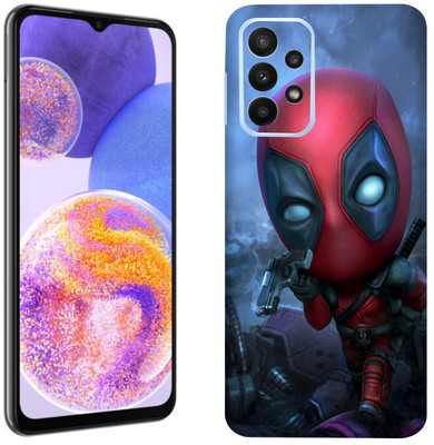 Skinex Samsung Galaxy A23 5G, Piddu Deadpool Mobile Skin(Multicolor Mobile Skin With camera protector (Back + Camera + Side))