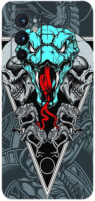 AsSkin Oneplus 9RT 5G Mobile Skin(Snake With Skulls Mobile Skin With High Matte Finish)