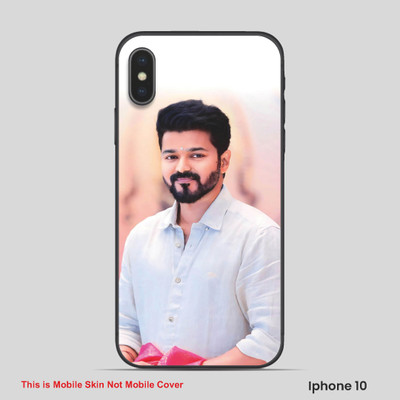 VYBE The Smart Choice iPhone 10 Vijay Thalapathy Mobile Skin(Faded Pink 6)