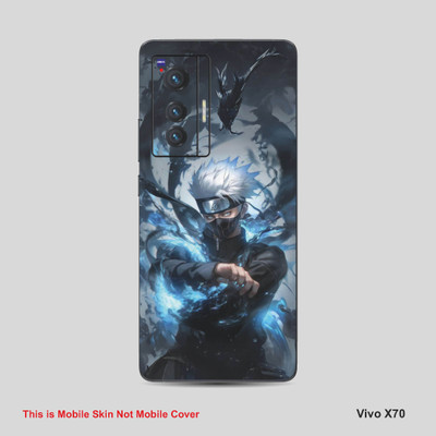 VYBE The Smart Choice Vivo 70X Anime Mobile Skin Mobile Skin(Grey & Black 14)