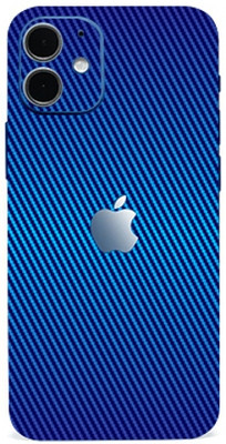 AsSkin Apple iPhone 12 Mobile Skin(Blue Carbon Fiber Skin With High Matte Finish)