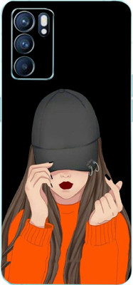 AsSkin Oppo Reno 6 Mobile Skin(Heart Girl Skin With Glossy Matte Finish.)