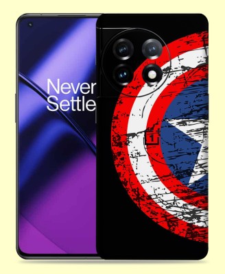 WeCre8 Skin's Oneplus 11R 5G Mobile Skin(Captain American Sheild Multicolor Mobile Skin)