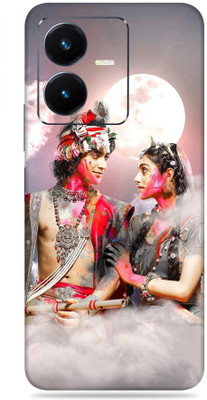 WeCre8 Skin's Vivo Y22 Mobile Skin(Lord RadhaKrishna Multicolor Mobile Skin)
