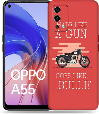 SkinoMania Oppo-A55 Mobile Skin(Multicolour Art Bullet)