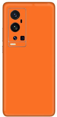 Vcare GadGets Vivo X60 Pro Plus Mobile Skin(Orange Matte)