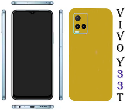 LAMHA Vivo Y33T Mobile Skin(Ultra Super Golden Matte Skin With High Matte Finish.)