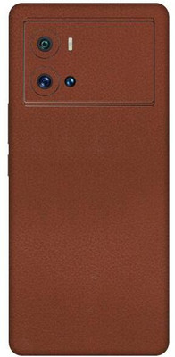 Vcare GadGets Leather Brown vivo i QOO 9 Pro 5G Mobile Skin(Leather Brown)