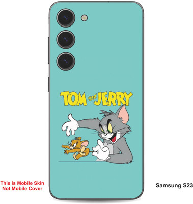 VYBE The Smart Choice Samsung S23 Tom & Jerry Embossed Mobile Skin(Lights Blue 12)