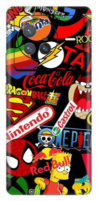 wrap craft Vivo X80 Pro (5G) Mobile Skin(Multicolor)