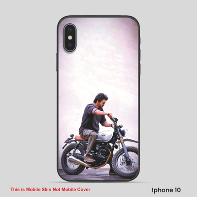 VYBE The Smart Choice iPhone 10 Vijay Thalapathy Mobile Skin(Pale Grey 6)