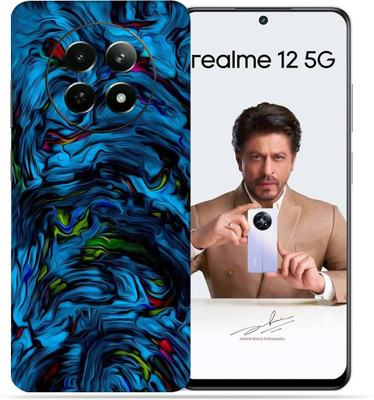 OggyBaba Realme 12 5g Mobile Skin(Blue Lava)