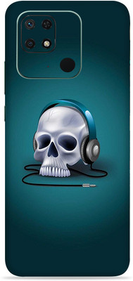 WeCre8 Skin's Redmi 10c Mobile Skin(Skull Music Multicolor Mobile Skin With Ultra Matte Finish)