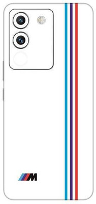 Vcare GadGets Blue Light Blue Red Vivo Y200 5G Mobile Skin(Multicolor)