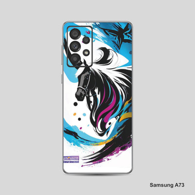 VYBE The Smart Choice Samsung Galaxy A72 Animal Mobile Skin Mobile Skin(Bluish Cyan 1)