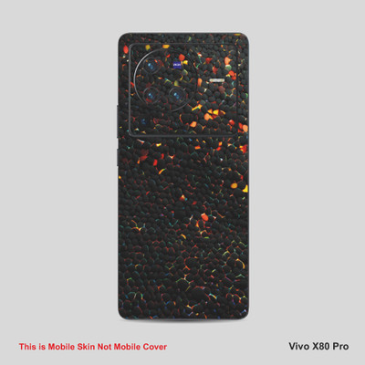 VYBE The Smart Choice Vivo X80 Pro Pattern Mobile Skin Mobile Skin(Multi ColourCO1)