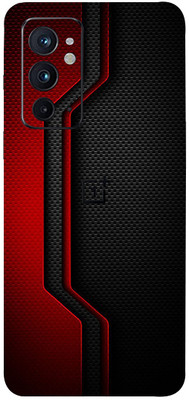 AsSkin Oneplus 9RT 5G Mobile Skin(Red Pattren Back Skin With High Matte Finish)