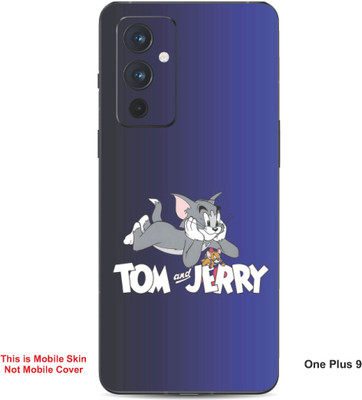 VYBE The Smart Choice One Plus 9 Tom & Jerry Embossed Mobile Skin(Mulled Wine 19)