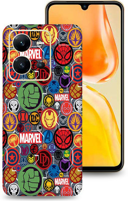 SkinoMania Vivo V25-5G Mobile Skin(Multicolor Marvel Logos)