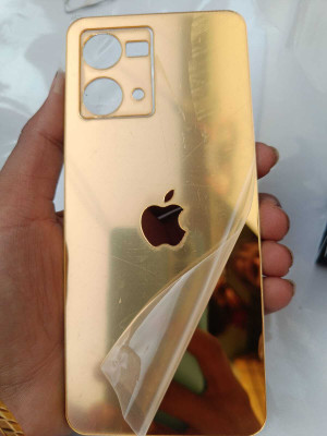 TWROP OPPO F21 PRO, OPPO F21S PRO 4G MOBILE SKIN BACK PANNEL ACRYLIC SHEET Mobile Skin(Gold)
