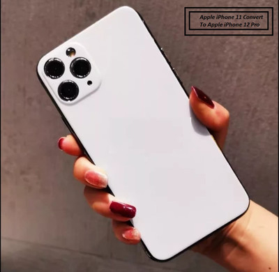 Goggly Apple iPhone Convert To iPhone 12 Pro Mobile Skin(White)