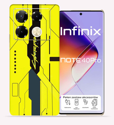 OggyBaba Infinix Note 40 pro 5g Mobile Skin(Cyberpunkh Yellow)