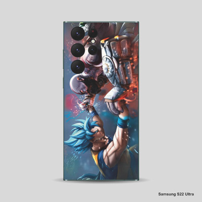 VYBE The Smart Choice Samsung S22 Ultra Goku & Kartos Mobile Skin Mobile Skin(Wild Blue 29)