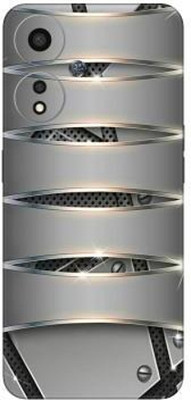 Vcare GadGets A59 (5G) Mobile Skin(Black & Silver)