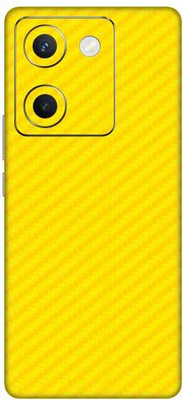 Vcare GadGets Fiber Carbon Yellow Y200 Pro 5G Mobile Skin(Fiber Carbon Yellow)