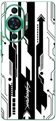 FCS Huawei nova 11 Pro Printed Back skin Mobile Skin(Cyber Punk Green)