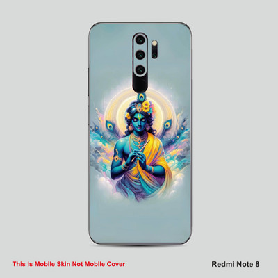 VYBE The Smart Choice Redmi Note 7S Krishna Embossed Mobile Skin(Multicolor0137)