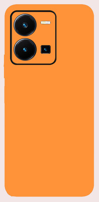 BUGGU VIVO Y35 Mobile Skin(Ultra Super Orange Matte Skin With High Matte Finish)