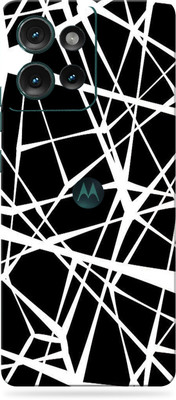 WeCre8 Skin's Motorola Edge 50 5G Mobile Skin(Abstract B &W)