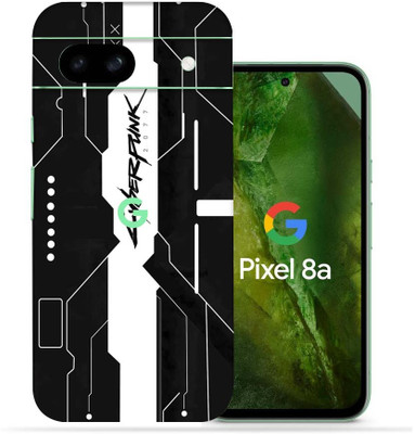 OggyBaba Google Pixel 8A 5g Mobile Skin(Black Cyberpunkh)