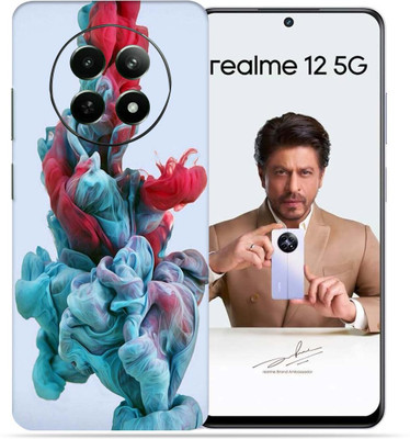 OggyBaba Realme 12 5g Mobile Skin(colorful smoke cloud)