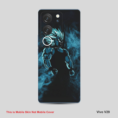 VYBE The Smart Choice Vivo 29 Vegeta Mobile Skin Mobile Skin(Dark Bule & Black 04)