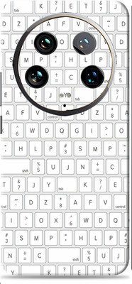 SkinoMania Xiaomi 14 Ultra Premium Vinyl Mobile Skin (Multicolor) Mobile Skin(White keyboard)