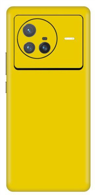 Vcare GadGets X80 5G Mobile Skin(Yellow Glossy)