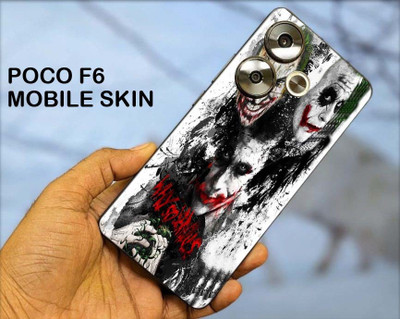 BUGGU POCO F6 5G Mobile Skin(Ulltra Super Jokers Skin With High Matte Finish., Mobile Skin (Back+Side+Camera))