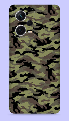 WeCre8 Skin's Xiaomi Redmi Note 12 Pro Plus 5G Mobile Skin(Military Green Camouflage Multicolor Mobile Skin)