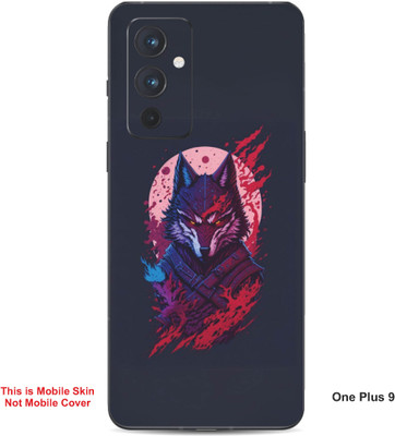 VYBE The Smart Choice One Plus 9 Wolf Embossed Mobile Skin(Flamingo Pink)