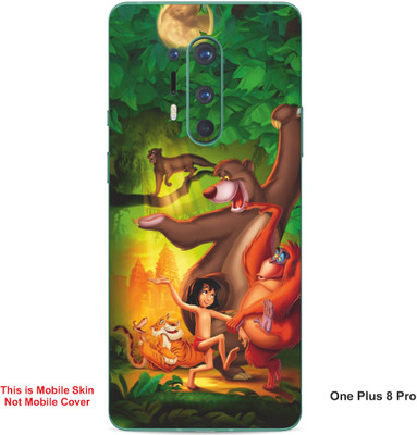 VYBE The Smart Choice One Plus 8 Pro Jungle Book Embossed Mobile Skin(Green Pea 18)