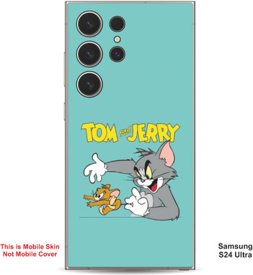 VYBE The Smart Choice Samsung S24 Ultra Tom & Jerry Embossed Mobile Skin(Lights Blue 15)