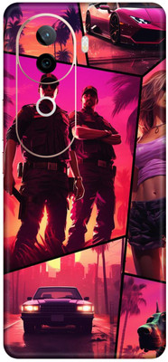 wrap craft IQOO Z9s 5G Premium Vinyl BACK Mobile Skin(Multicolor)
