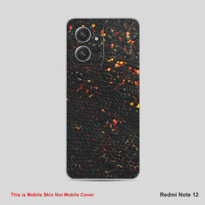 VYBE The Smart Choice Redmi Note 12 Pattern Mobile Skin Mobile Skin(Multi Colour AF3)