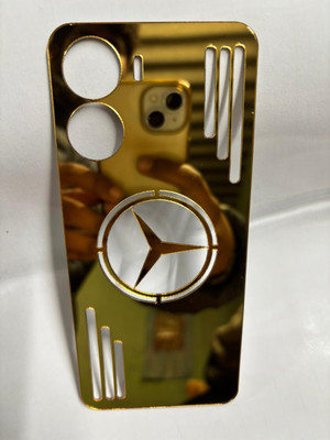 TWROP VIVO T2X 5G ACRYLIC MIRROR BACK PANNEL MERO STAR Mobile Skin(Gold)