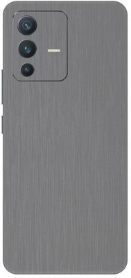 Vcare GadGets Brushed Silver vivo V23 5G Mobile Skin(Brushed Silver)