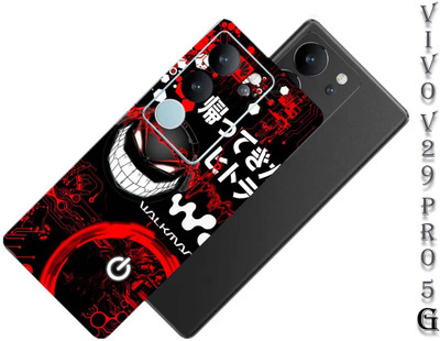 Pochanki Vivo V29 Pro 5G Mobile Skin(Smilling Graffiti Back Skin Multicolor)