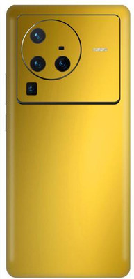 Vcare GadGets X80 Pro 5G Metallic Gold Shining Back Side Premium Mobile Skin(Metallic Gold Shining)