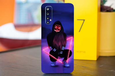 AsSkin Realme 7 Mobile Skin(Attitude Girl Wrap Sticker Mobile Skin With High Matte Finish.)